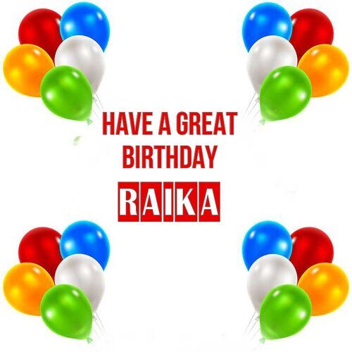 Открытка Raika Have a great birthday