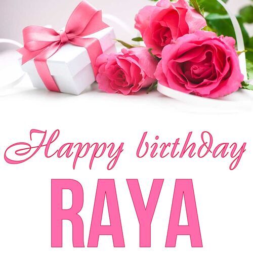 Открытка Raya Happy birthday