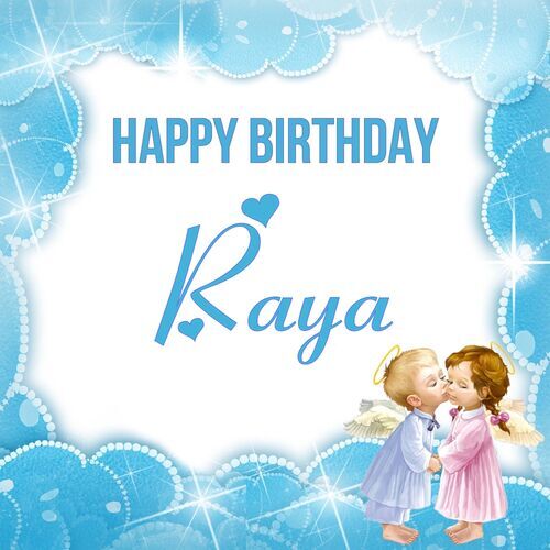 Открытка Raya Happy birthday