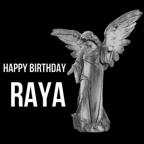 Открытка Raya Happy birthday