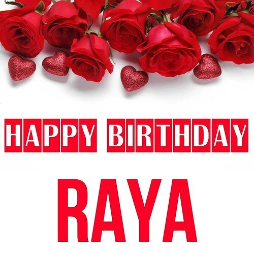 Открытка Raya Happy birthday