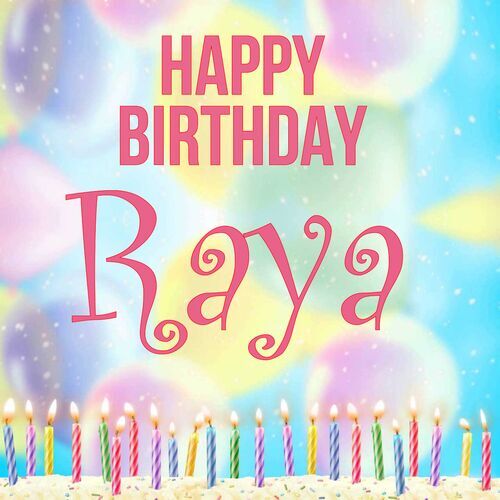 Открытка Raya Happy birthday