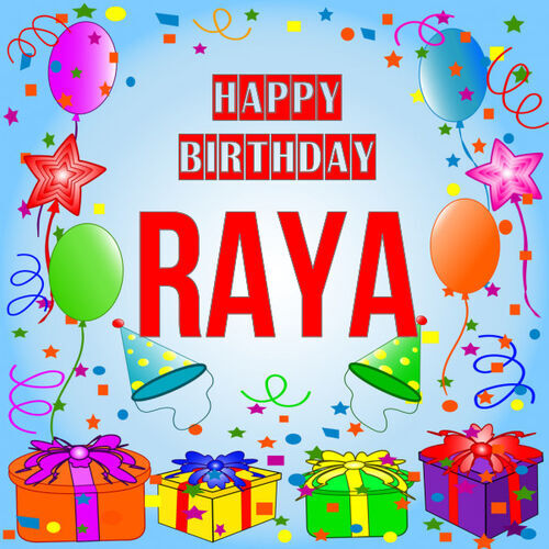 Открытка Raya Happy birthday