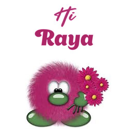 Открытка Raya Hi