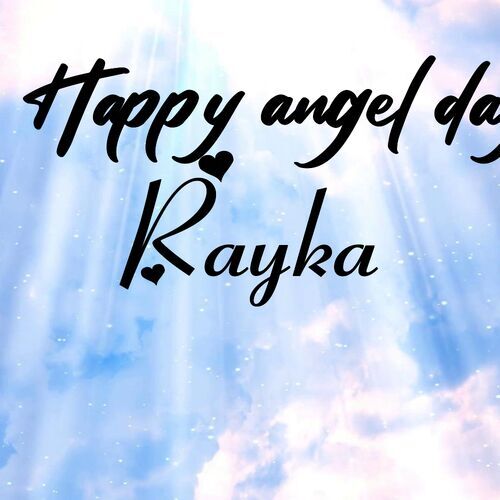 Открытка Rayka Happy angel day