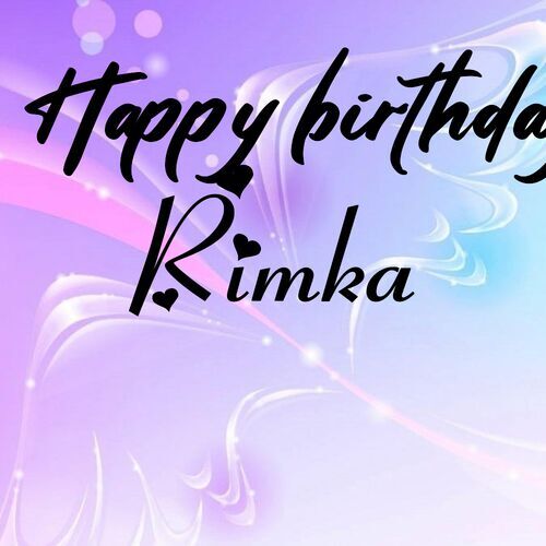 Открытка Rimka Happy birthday