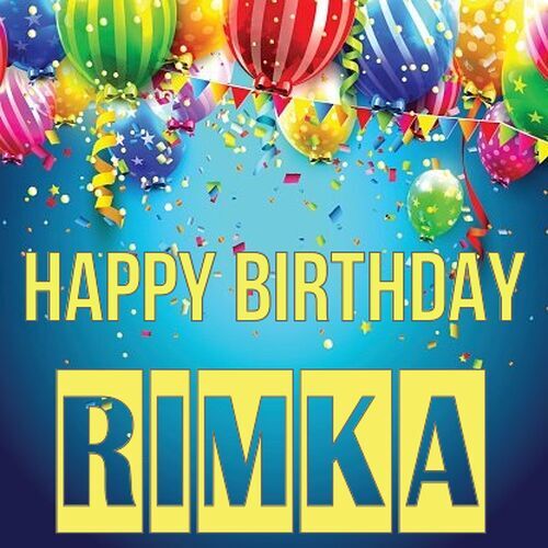 Открытка Rimka Happy birthday