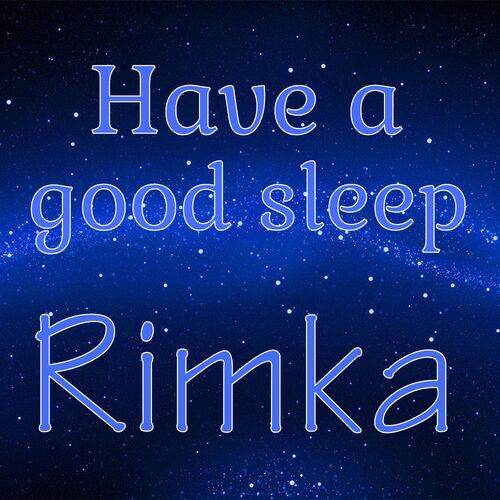 Открытка Rimka Have a good sleep