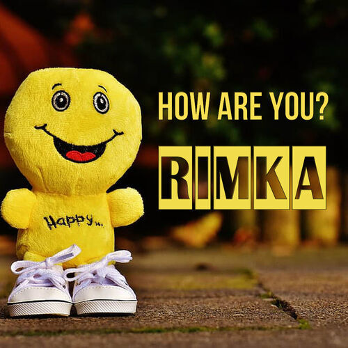 Открытка Rimka How are you?