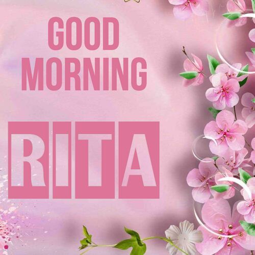 Открытка Rita Good morning