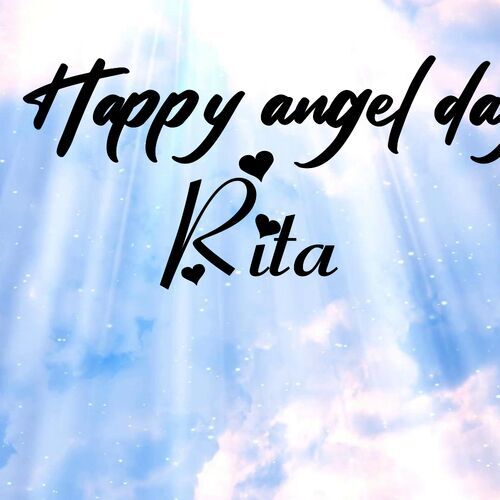 Открытка Rita Happy angel day