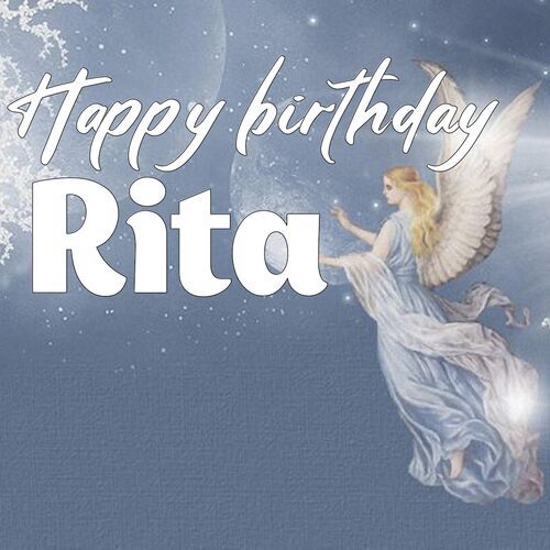 Открытка Rita Happy birthday