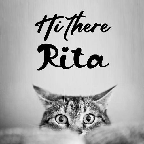 Открытка Rita Hi there