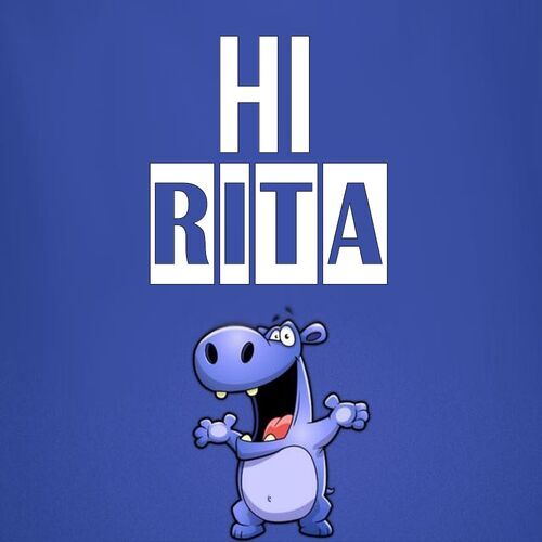 Открытка Rita Hi