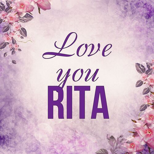 Открытка Rita Love you