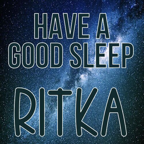 Открытка Ritka Have a good sleep