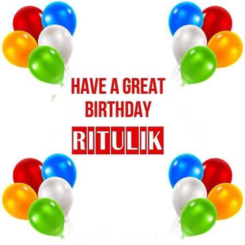 Открытка Ritulik Have a great birthday