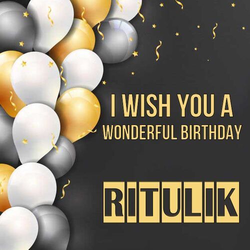 Открытка Ritulik I wish you a wonderful birthday