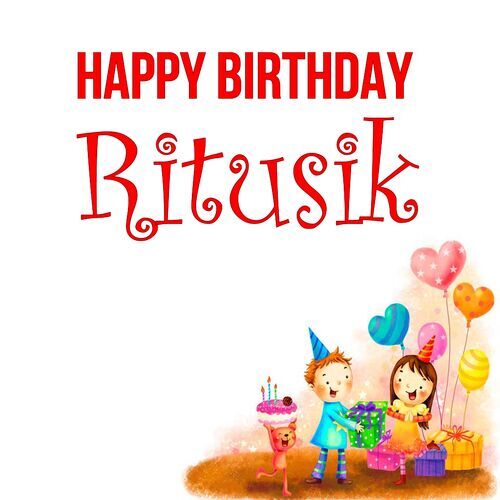 Открытка Ritusik Happy birthday