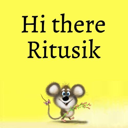 Открытка Ritusik Hi there