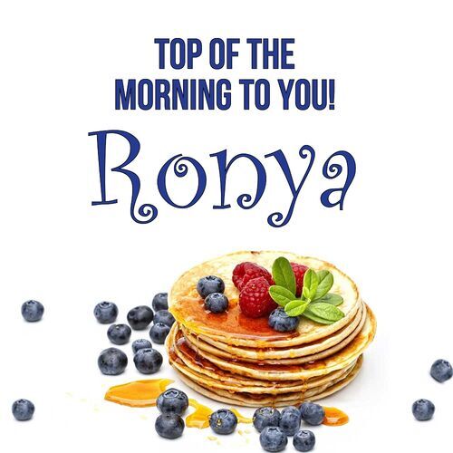 Открытка Ronya Top of the morning to you!