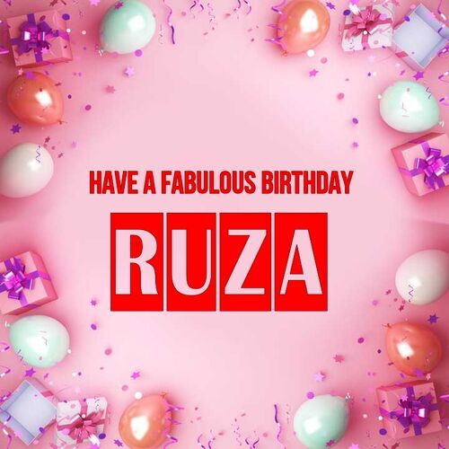 Открытка Ruza Have a fabulous birthday