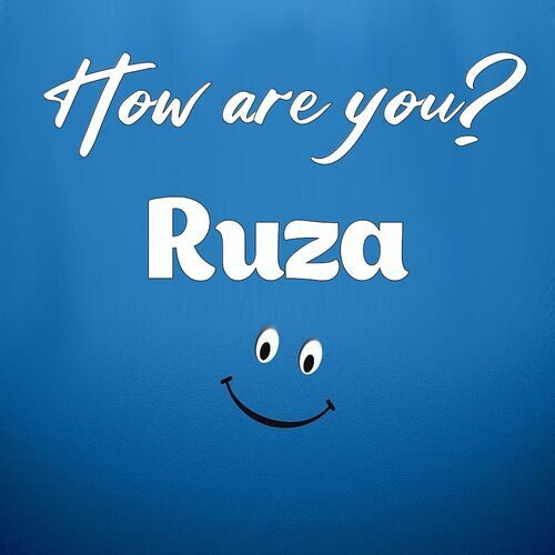 Открытка Ruza How are you?