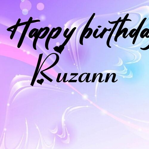 Открытка Ruzann Happy birthday