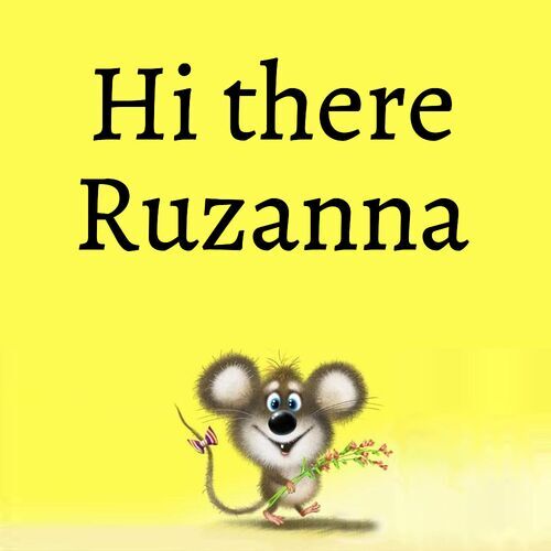 Открытка Ruzanna Hi there