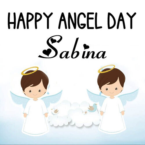 Открытка Sabina Happy angel day