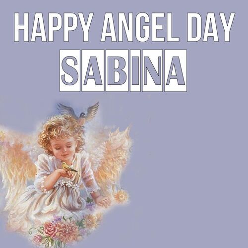 Открытка Sabina Happy angel day