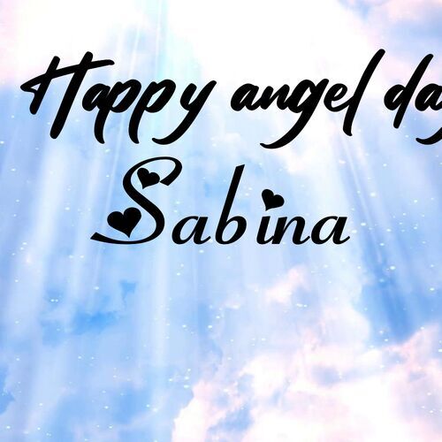 Открытка Sabina Happy angel day