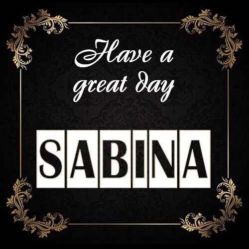 Открытка Sabina Have a great day