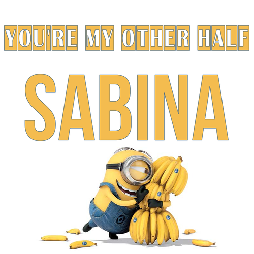 Открытка Sabina You