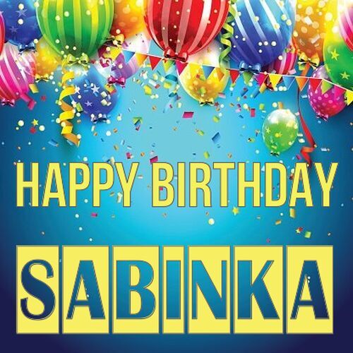 Открытка Sabinka Happy birthday