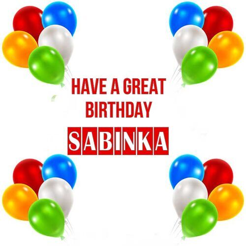 Открытка Sabinka Have a great birthday