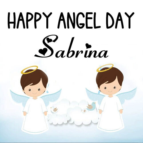 Открытка Sabrina Happy angel day