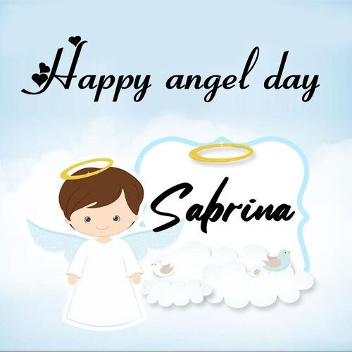 Открытка Sabrina Happy angel day