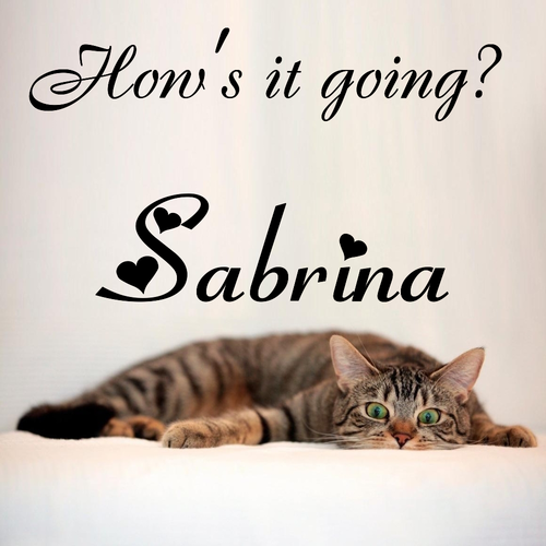 Открытка Sabrina How