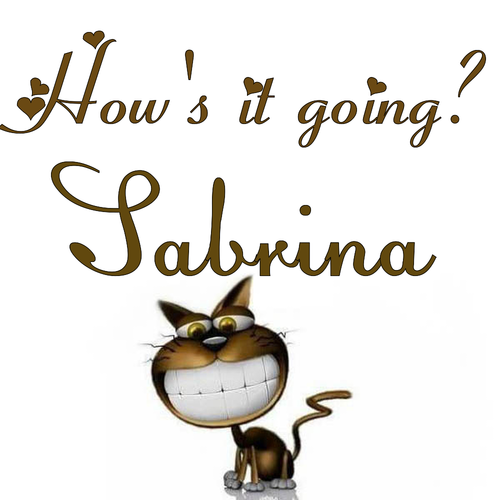 Открытка Sabrina How