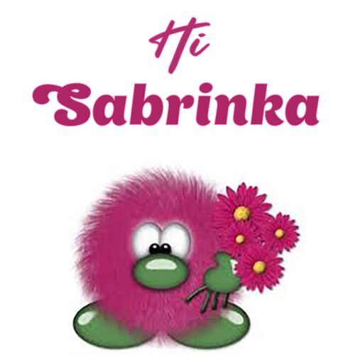 Открытка Sabrinka Hi