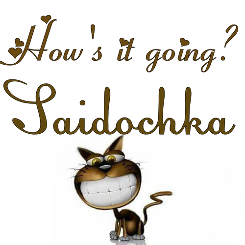 Открытка Saidochka How