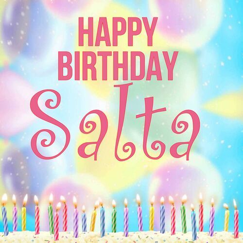 Открытка Salta Happy birthday