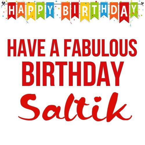 Открытка Saltik Have a fabulous birthday