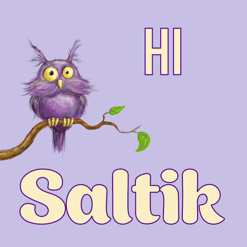 Открытка Saltik Hi