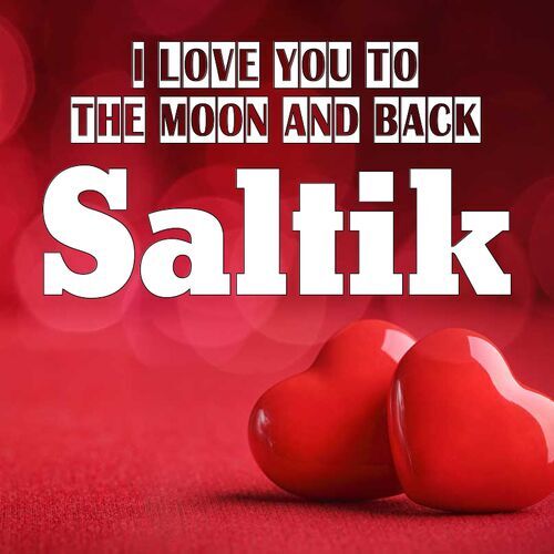 Открытка Saltik I love you to the moon and back