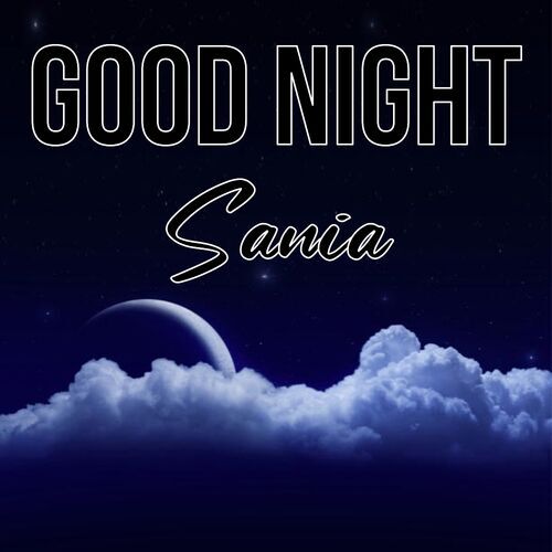 Открытка Sania Good Night