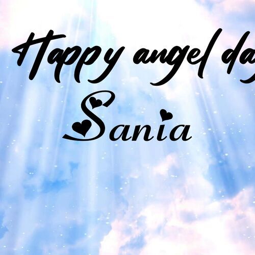 Открытка Sania Happy angel day