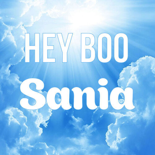 Открытка Sania Hey boo