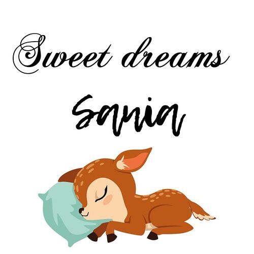 Открытка Sania Sweet dreams